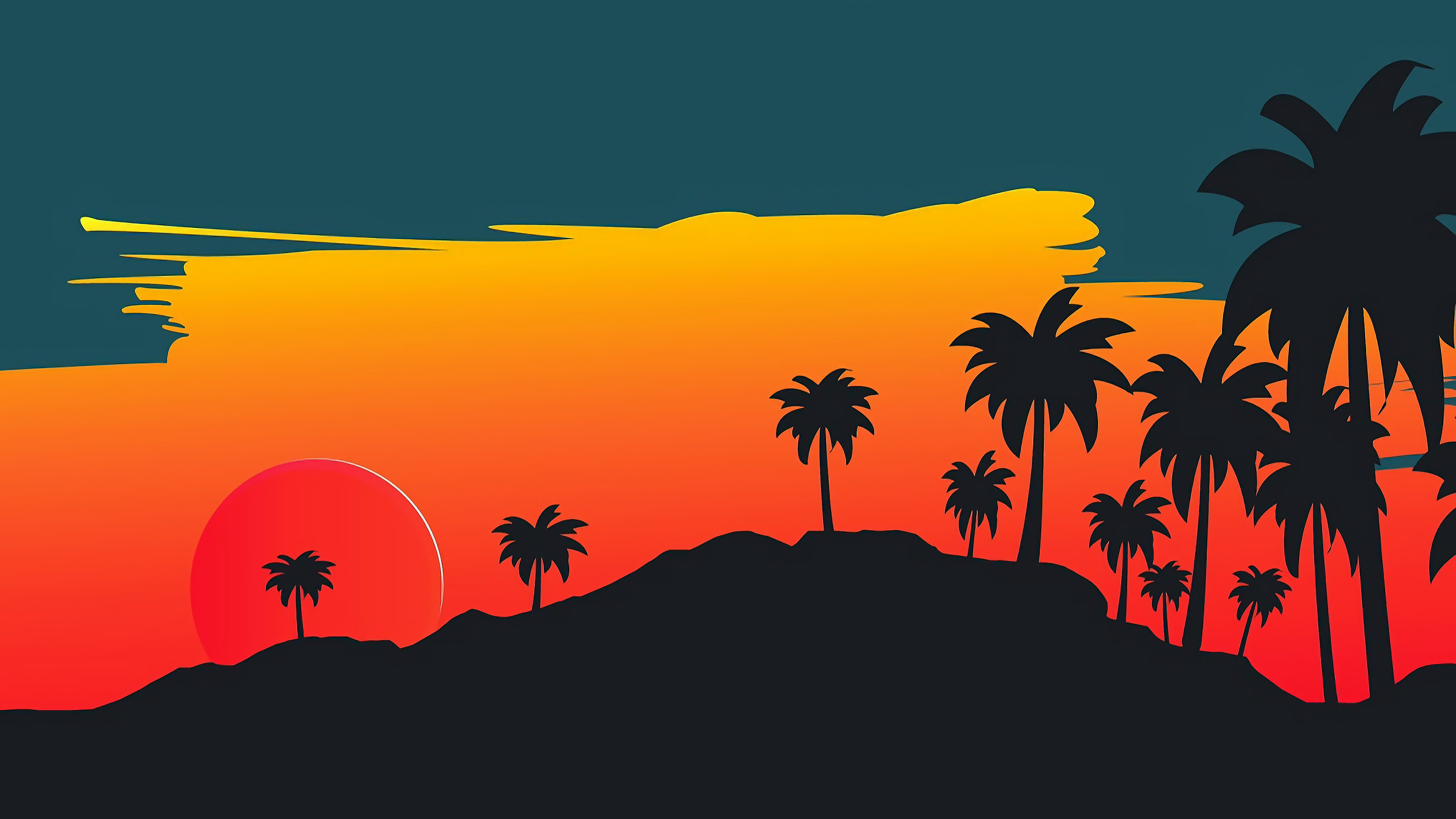 Sunset Palms