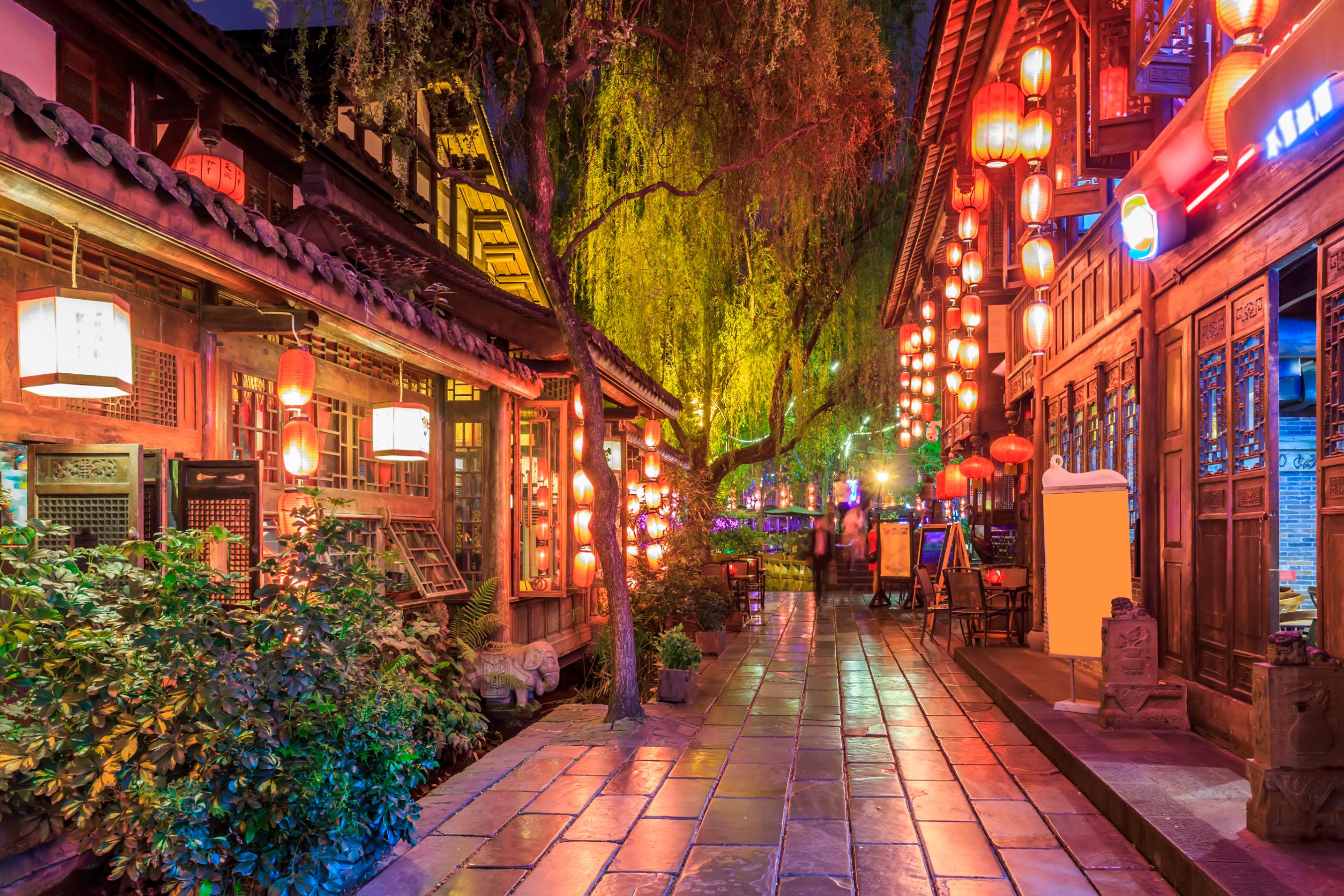Bright Street Lanterns
